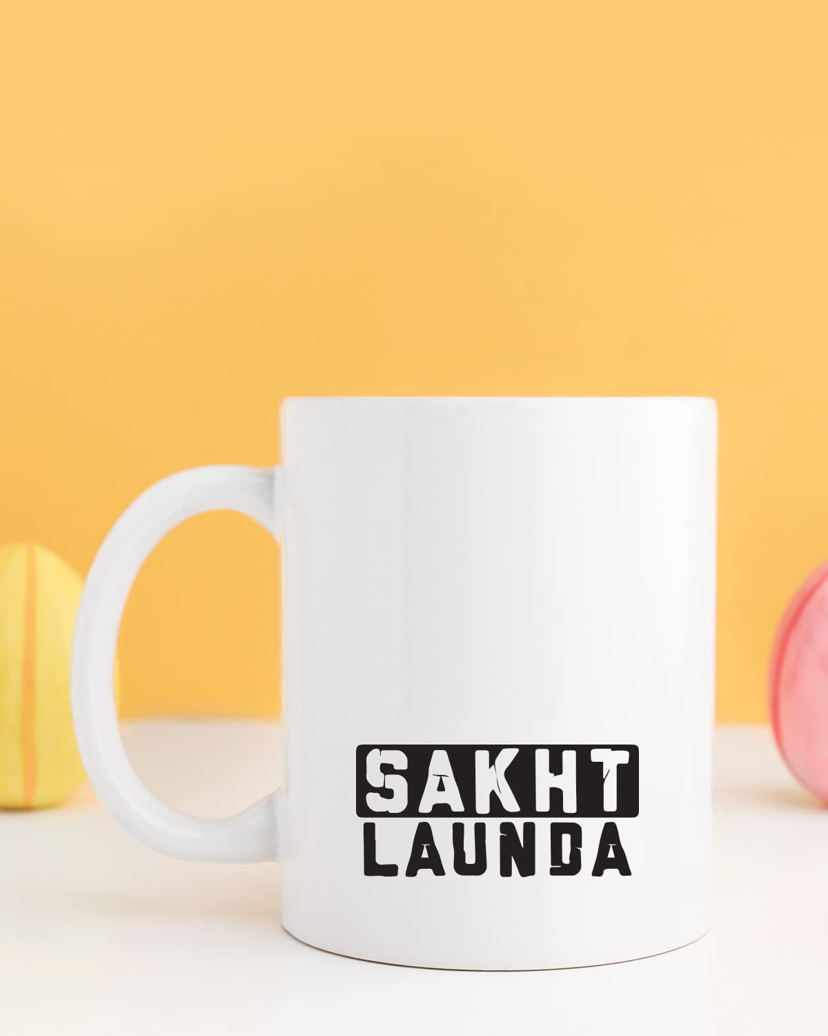 SAKHT LAUNDA Coffee Mug - Gift for Friend, Birthday Gift, Birthday Mug, Motivational Quotes Mug, Mugs with Funny & Funky Dialogues, Bollywood Mugs, Funny Mugs for Him & Her