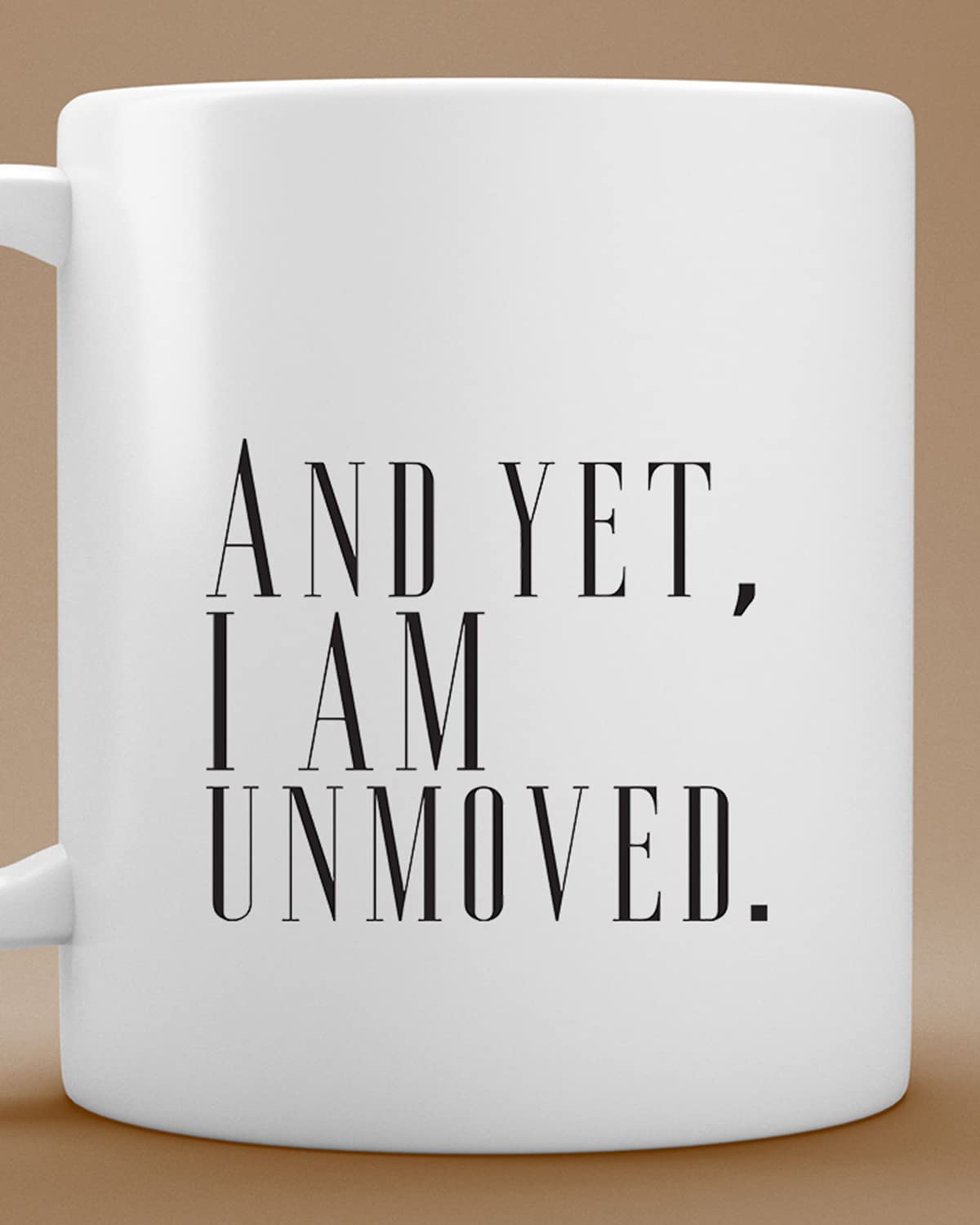 The Pink Magnet I Am Unmoved Coffee Mug | Romantic Printed Coffee Mug for Birthday,Anniversary Gift,Valentine's Day Gift, for Someone Special Inspirational inspiring gifts for boyfriend |Inspirational Printed coffee mug(Ceramic) | coffee mu