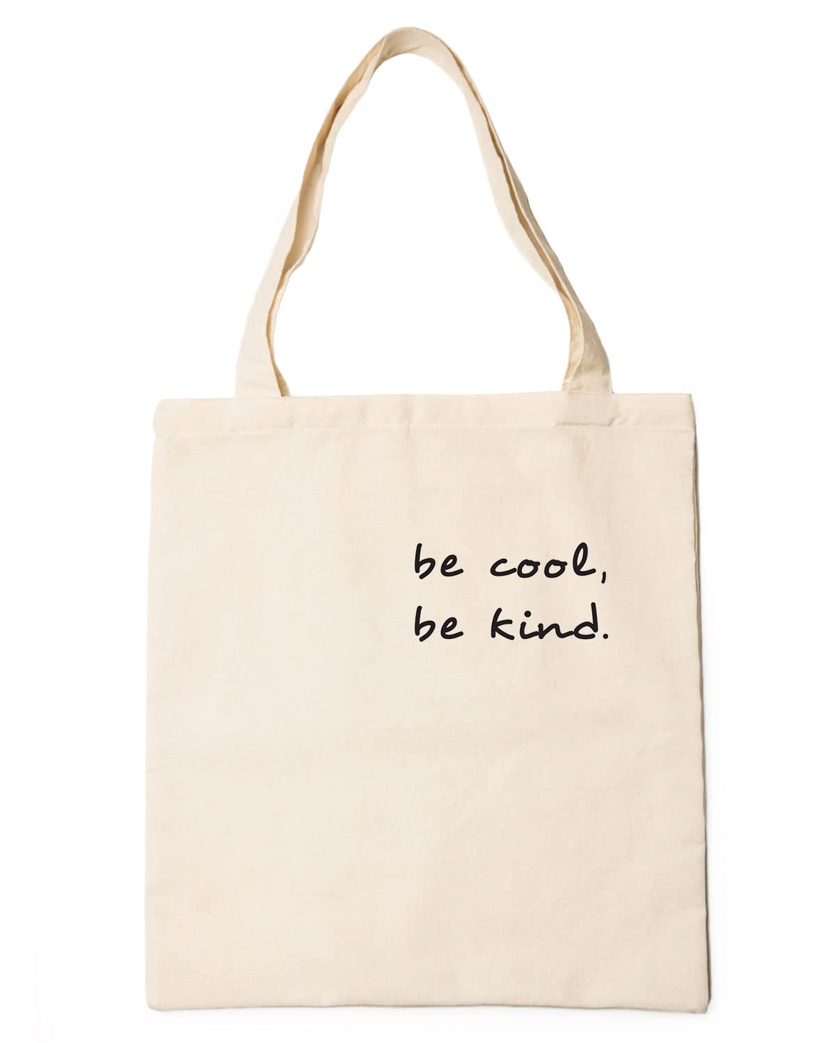 The Pink Magnet Be Cool, Be Kind Tote Bag - Canvas Tote Bag for Women | Printed Multipurpose Cotton Bags | Cute Hand Bag for Girls | Best for College, Travel, Grocery | Reusable Shopping Bag | Eco-Friendly Tote Bag