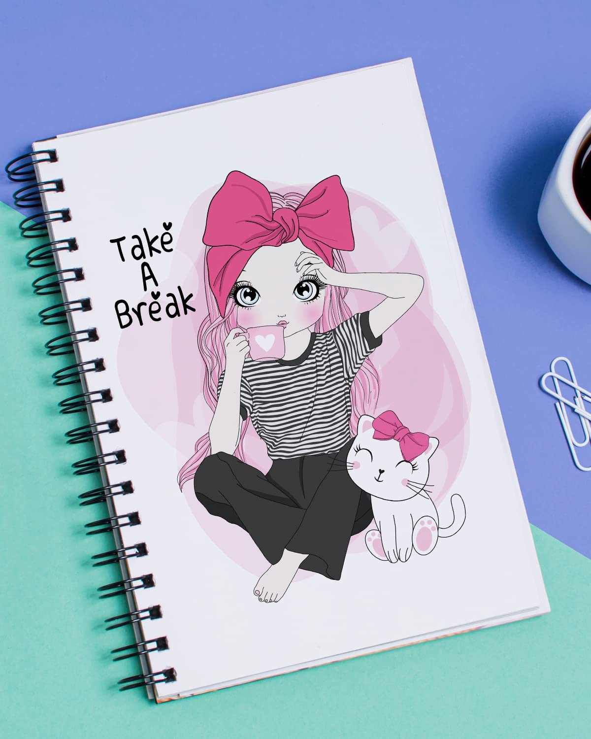 Take A Break Spiral Notebook