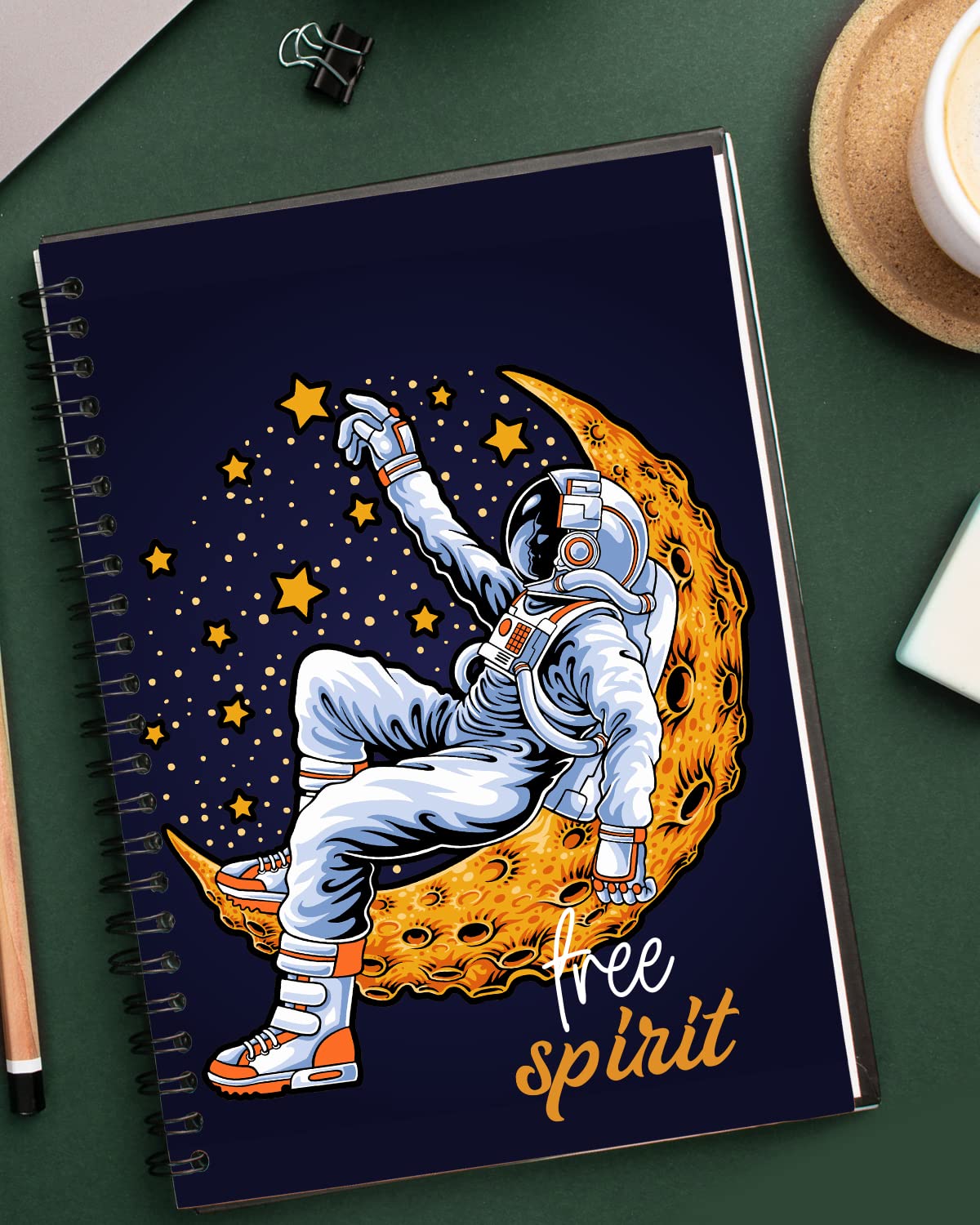 Free Spirit Astronomer Spiral NotebookSpiral